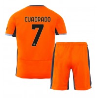 Inter Milan Juan Cuadrado #7 Tredje Dräkt Barn 2023-24 Kortärmad (+ Korta byxor)